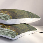 Wanderlust Forest River - Mountain Adventure in Foggy Woods Pillow Sham Gallery Image 3