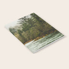 Wanderlust Forest River - Mountain Adventure in Foggy Woods Notebook Gallery Image 2