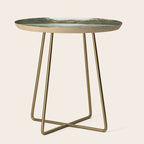 Wanderlust Forest River - Mountain Adventure in Foggy Woods Side Table Gallery Image 1