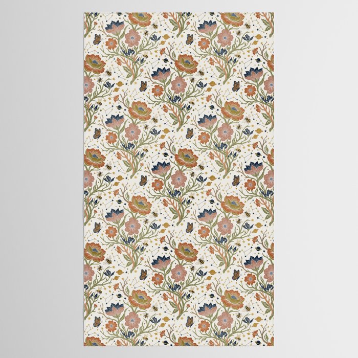 Boho Floral Galaxy Garden Tablecloth Gallery Image 2