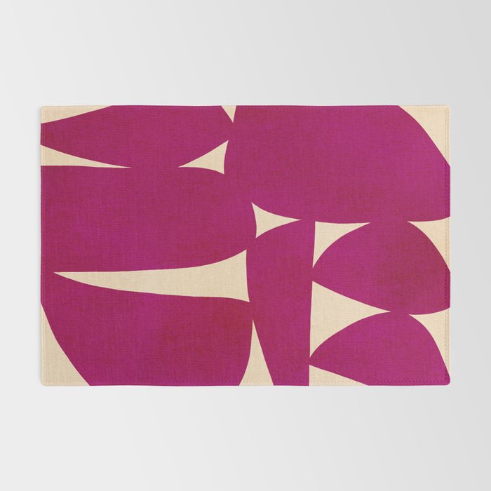 Abstract A11-magenta Rug Gallery Image 2