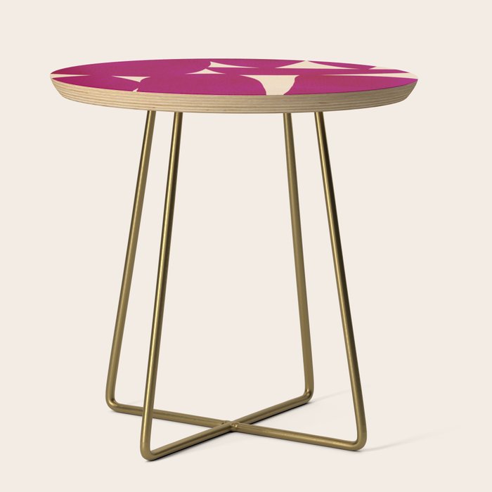 Abstract A11-magenta Side Table Gallery Image 1