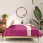 Abstract A11-magenta Comforter Gallery Image 3