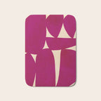 Abstract A11-magenta Bath Mat Gallery Image 1