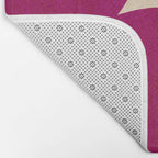 Abstract A11-magenta Bath Mat Gallery Image 2