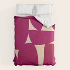 Abstract A11-magenta Comforter Gallery Image 6