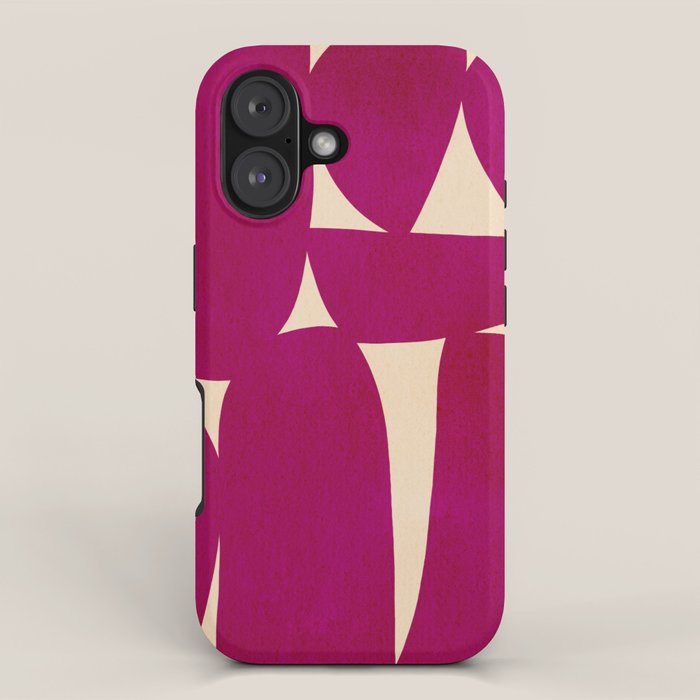 Abstract A11-magenta iPhone Case Gallery Image 1
