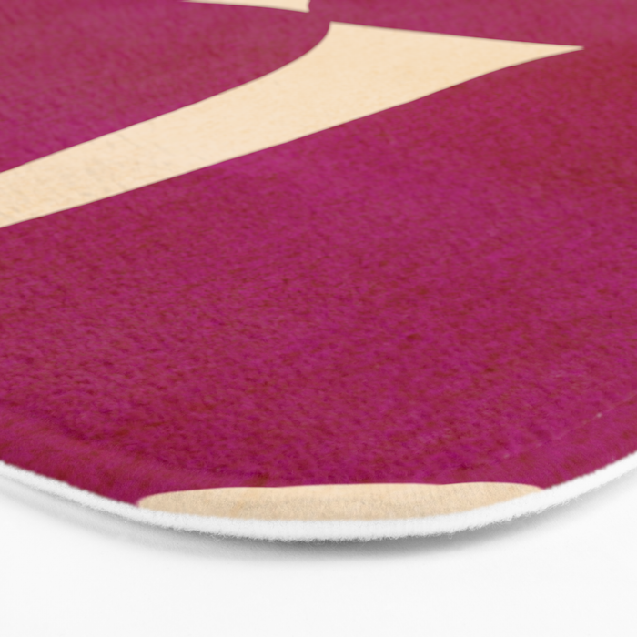 Abstract A11-magenta Bath Mat Gallery Image 3