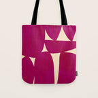 Abstract A11-magenta Tote Bag Gallery Image 1
