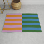 Abstraction_GEOMETRIC_STRIPE_LINE_COLORFUL_POP_ART_0701L Rug Gallery Image 1