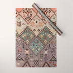Traditional Vintage Moroccan Rug Wrapping Paper Gallery Image 1