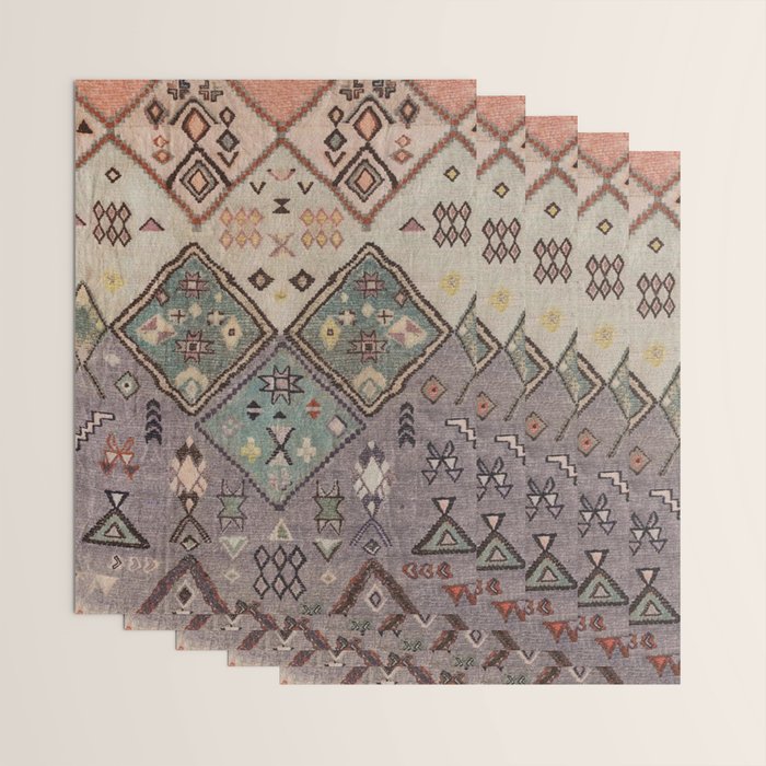 Traditional Vintage Moroccan Rug Wrapping Paper Gallery Image 3