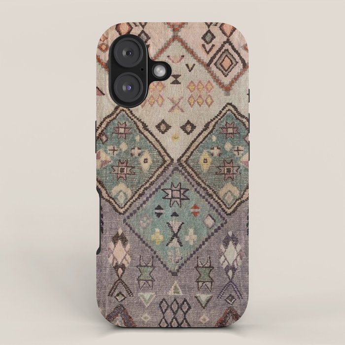 Traditional Vintage Moroccan Rug iPhone Case Gallery Image 1