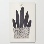 Plant in a pot #1 Cutting Board Gallery Image 1