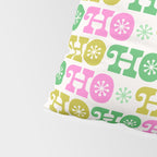 Ho Ho Ho - Pink and Green Pillow Sham Gallery Image 4