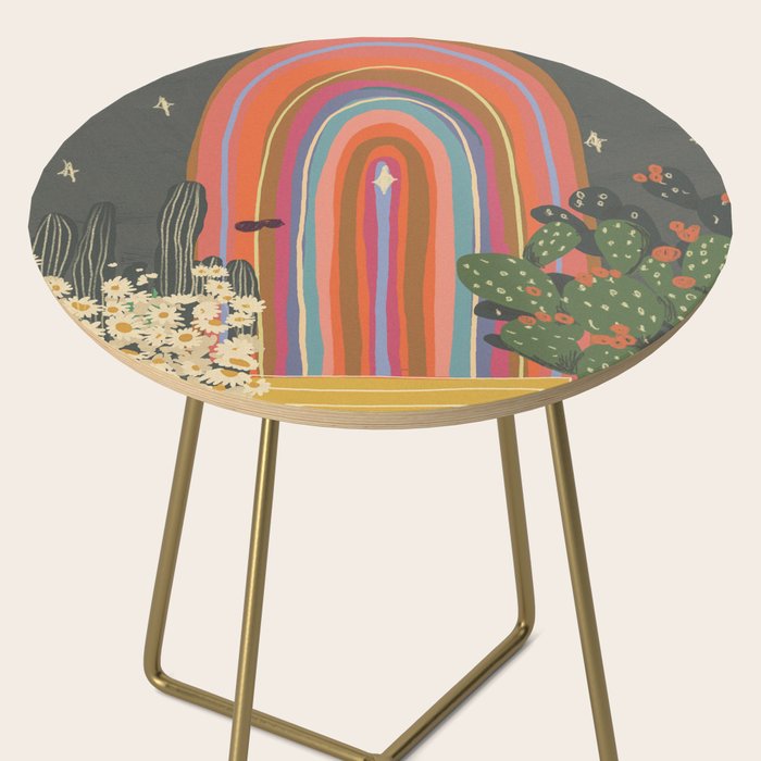 Rainbow door #2 Side Table Gallery Image 2