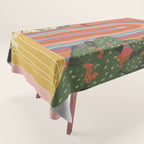 Rainbow door #2 Tablecloth Gallery Image 1