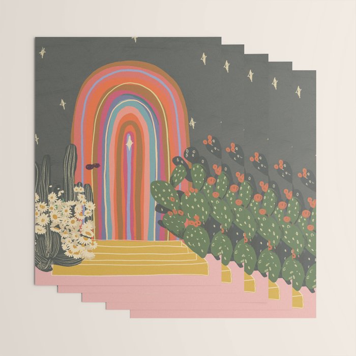 Rainbow door #2 Wrapping Paper Gallery Image 3