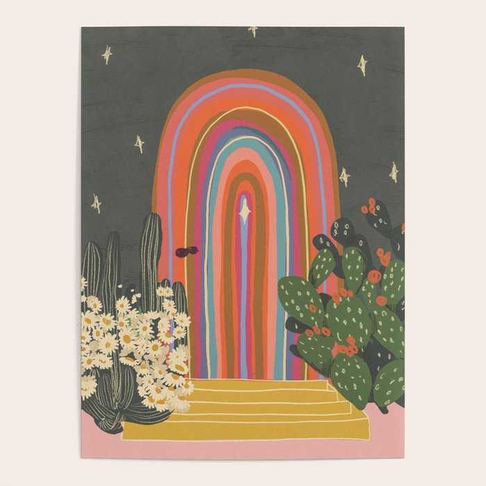 Rainbow door #2 Poster Gallery Image 1