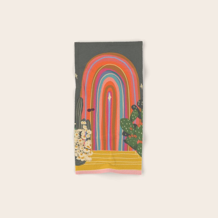Rainbow door #2 Bath Towel Gallery Image 1