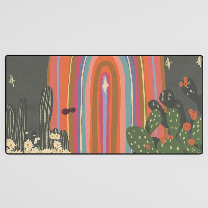 Rainbow door #2 Desk Mat Gallery Image 3