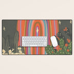 Rainbow door #2 Desk Mat Gallery Image 1