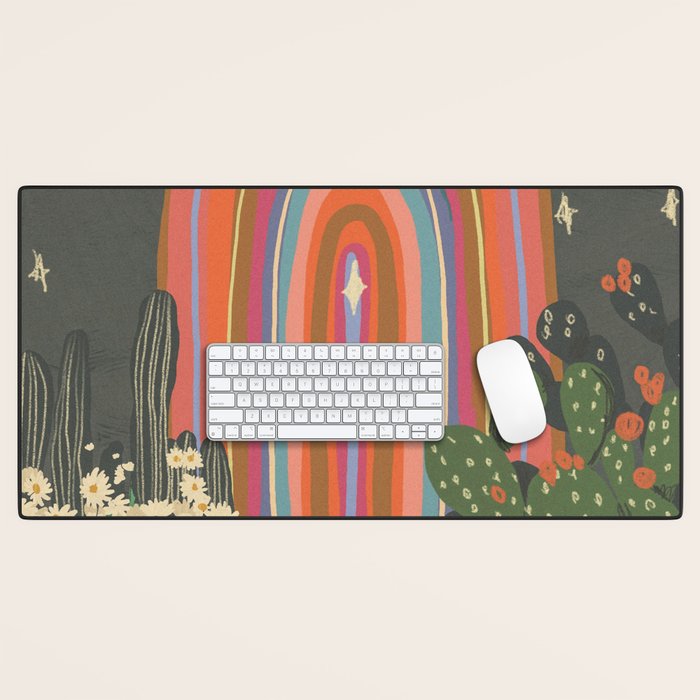 Rainbow door #2 Desk Mat Gallery Image 1