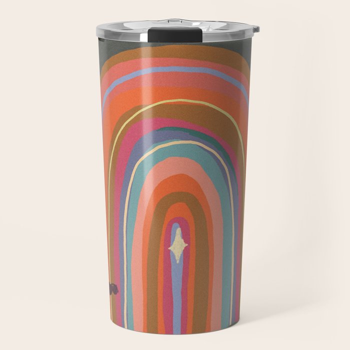 Rainbow door #2 Travel Mug Gallery Image 1