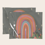 Rainbow door #2 Placemat Gallery Image 1