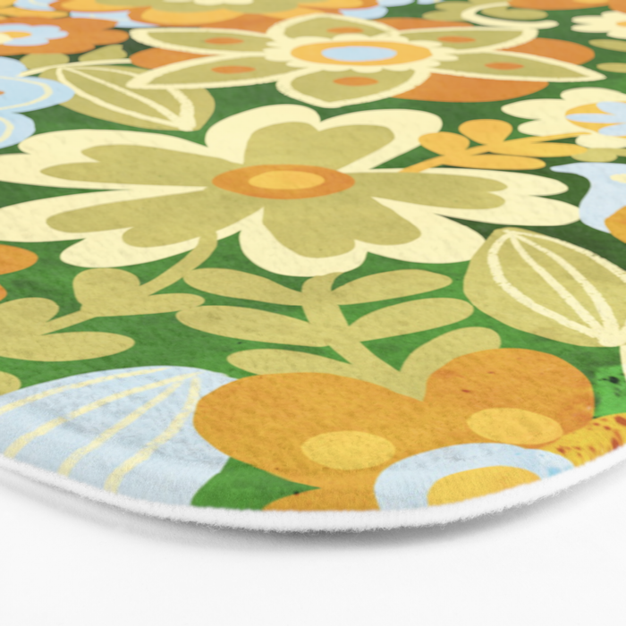 1970s in Green Bath Mat Gallery Image 3
