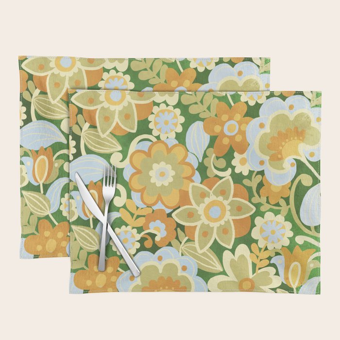 1970s in Green Placemat Gallery Image 1