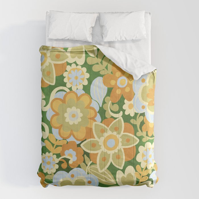 1970s in Green Comforter Gallery Image 6