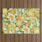 1970s in Green Outdoor Rug Gallery Image 1