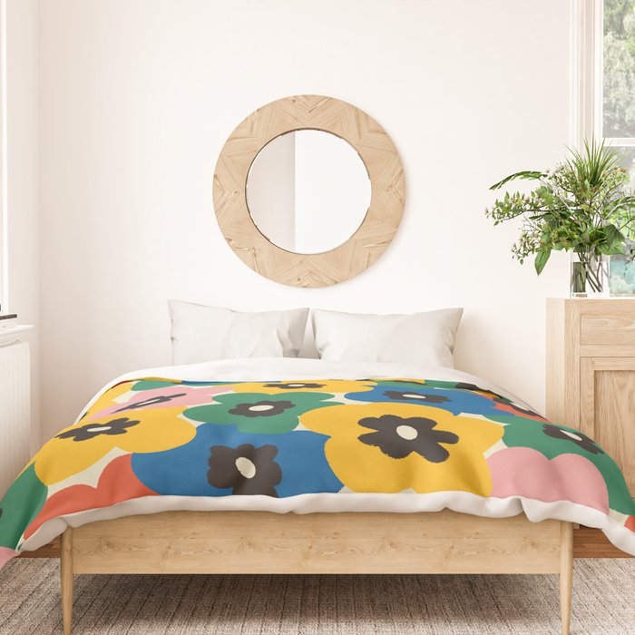 Summer Garden #3 Duvet Cover Gallery Image 3