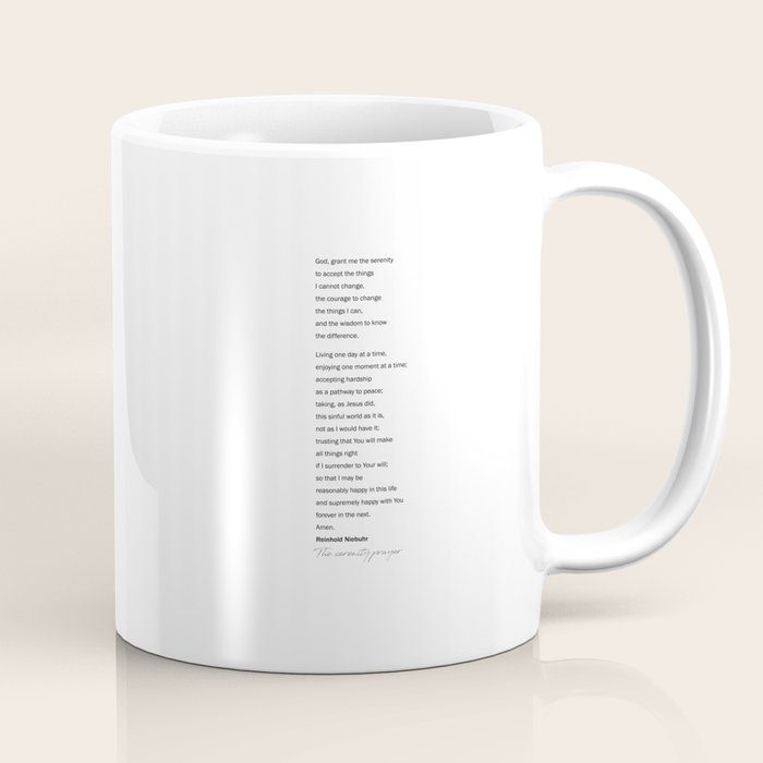 The Serenity Prayer Coffee Mug Gallery Image 1