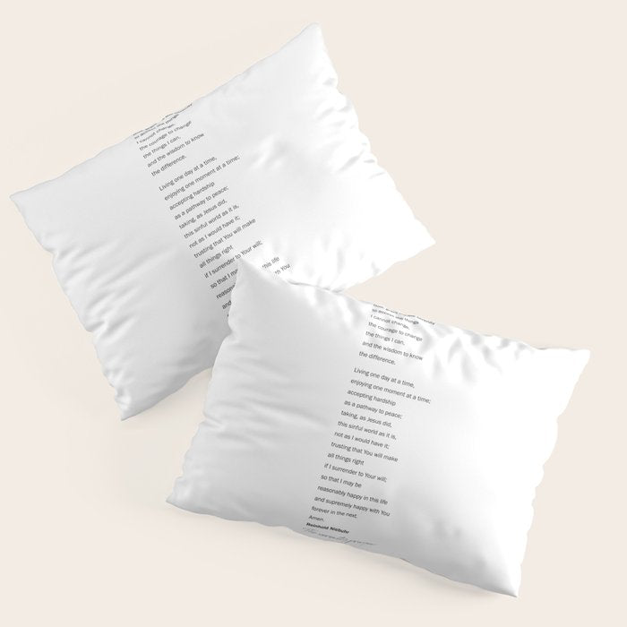 The Serenity Prayer Pillow Sham Gallery Image 3