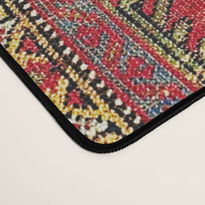 Khamseh  Antique Fars Persian Rug Print Desk Mat Gallery Image 4