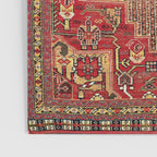 Khamseh  Antique Fars Persian Rug Print Poster Gallery Image 3
