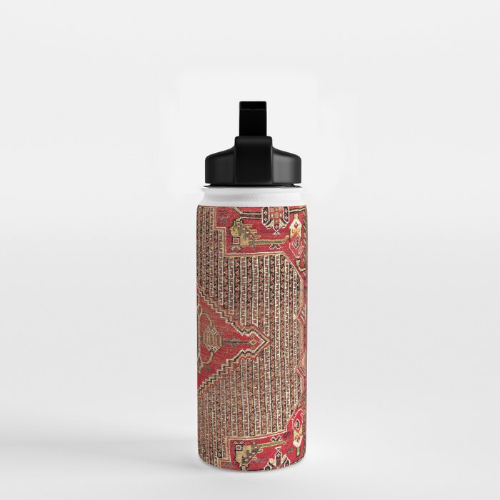 Khamseh  Antique Fars Persian Rug Print Water Bottle Gallery Image 2