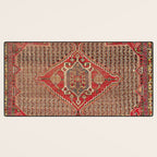 Khamseh  Antique Fars Persian Rug Print Desk Mat Gallery Image 3