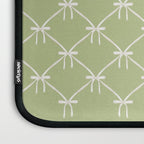 Bows & Ribbons Pattern XXIV Pastel Green Laptop Sleeve Gallery Image 3
