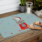 Unicorn Gumball Poop Outdoor Rug Gallery Image 2