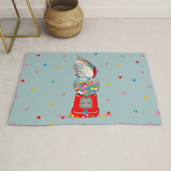 Unicorn Gumball Poop Rug Gallery Image 1