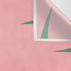 Abstract Flora - green & pink Wall Tapestry Gallery Image 3