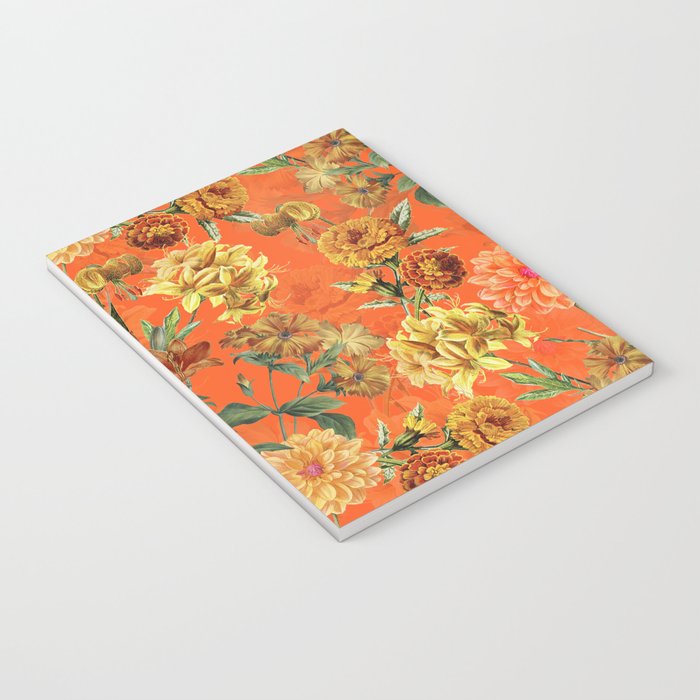 Vintage & Shabby Chic - Warm Sunny Yellow Flower Garden Notebook Gallery Image 3