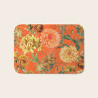 Vintage & Shabby Chic - Warm Sunny Yellow Flower Garden Bath Mat Gallery Image 1
