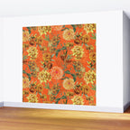 Vintage & Shabby Chic - Warm Sunny Yellow Flower Garden Wall Mural Gallery Image 2