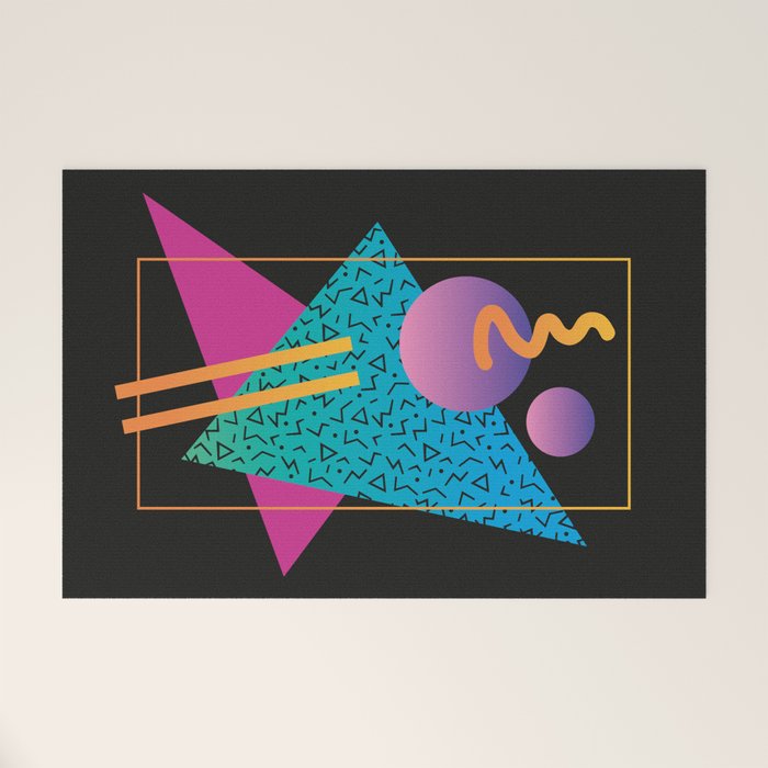 Memphis Pattern 24 - 80s / 90s Retro Welcome Mat Gallery Image 1