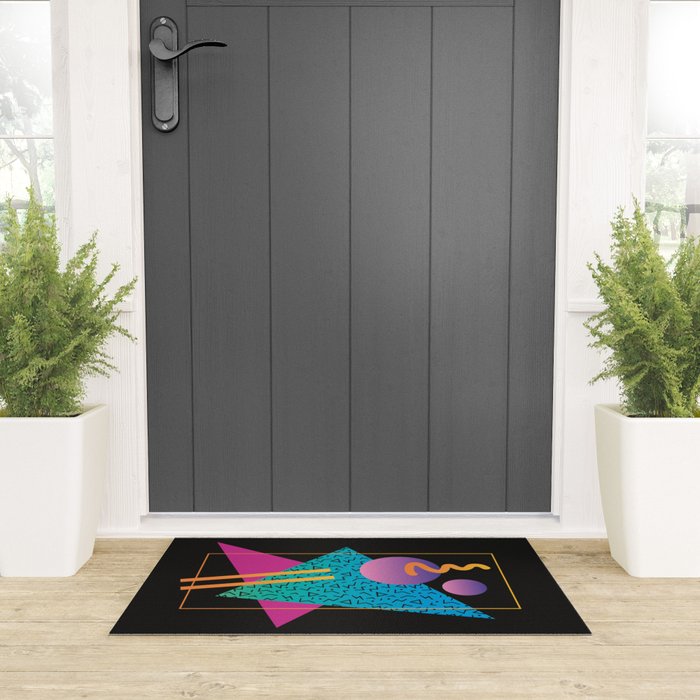 Memphis Pattern 24 - 80s / 90s Retro Welcome Mat Gallery Image 3