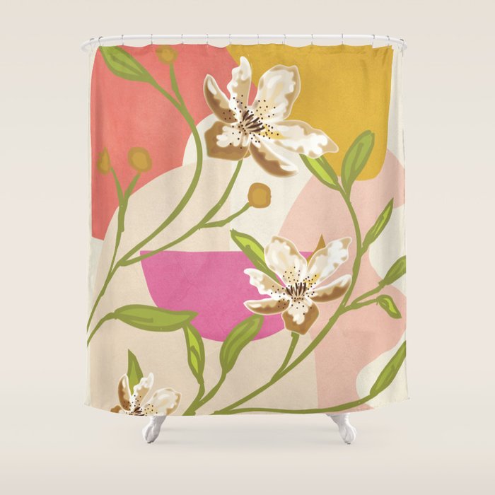 Elegant Shapes 12 Shower Curtain Gallery Image 1